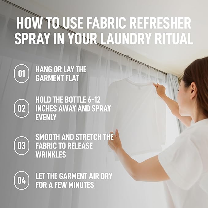 Laundry Sauce Fabric Refresher Spray Australian Sandalwood, Odor-Fighting Fabric Refresher, Fragrance and Laundry Scent, 9.8 fl oz