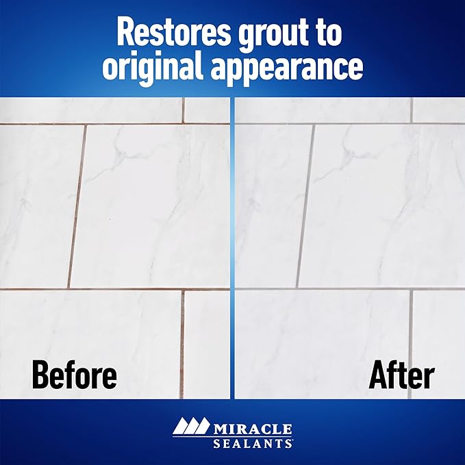 Miracle Sealants Industrial Strength Grout Cleaner and Brightener, Quart, 6 Pack