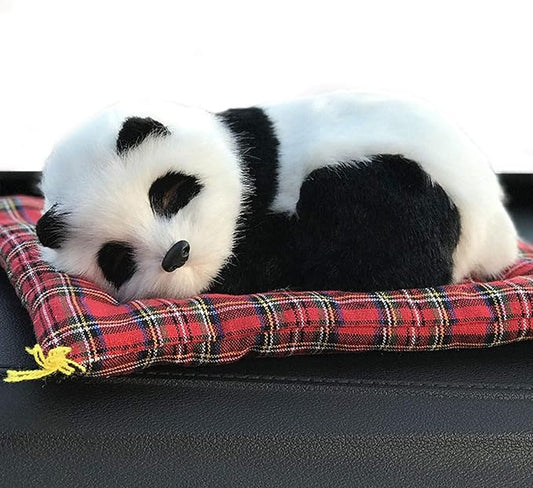 Ergocar Air Purifying Bags Cute Animals Bamboo Charcoal Odor Eliminator Car Decoration Car Air Dehumidifier for Eliminating Odors (Panda)