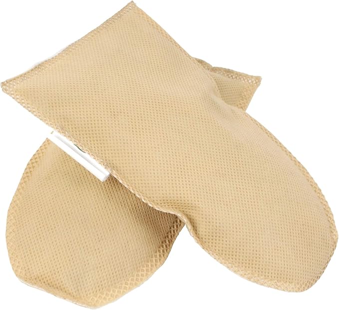BambooMN Activated Bamboo Charcoal Odor Absorber Moisture Eliminating Shoe Inserts, 100g Per Pair, Tan 5 Pairs