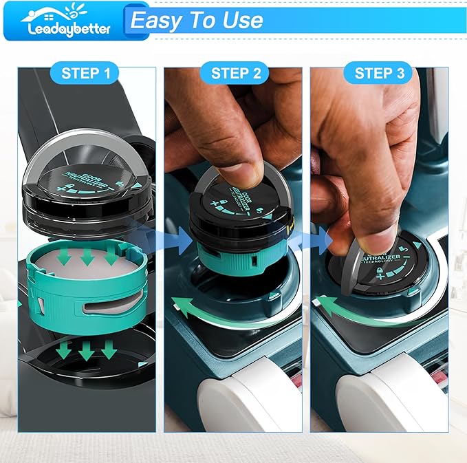 Leadaybetter ZU102 Filter Replacement Parts for Shark ZU100 ZU102 Rotator Pet Upright Vacuum, 2 HEPA +6 Foam & Felt Filters +4 Odor Neutralizer Cartridge, Parts # 1238FT60 & 1239FT60 & 1541FC3000