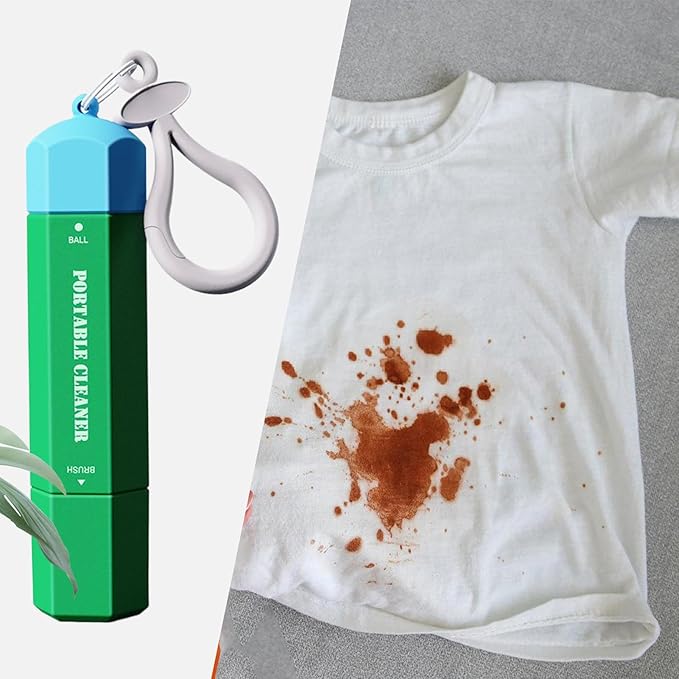 Clothes stain-Pen – Quick-acting stain-Remover, Compact 15ml Stick, Fabric-safe Cleaning Formula, Lightweight Portable Design, Easy-to-use Garment Care Tool | stain-Pen Usage During Nursery Mishaps