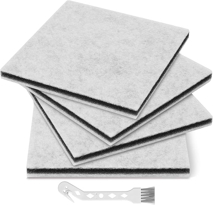 4 Pack CF-1 86883 HEPA Filters Replacement for Kenmore Sears Progressive & Whispertone Panasonic Models, Compatible with 20-86883, 2086883, 86880, 81002, 20-81002, 8175084