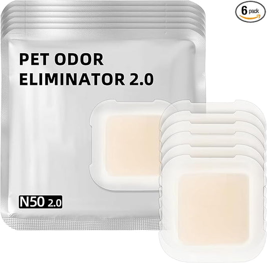 (Pack of 6) Pet Odor Eliminator 2.0 Competible with Pet-kit Cat Litter Box, Cats Odor Removers Fit for PuraMax PuraMax 2 Self-Cleaning Cat Litter Box, Pet Toilet Odors Control