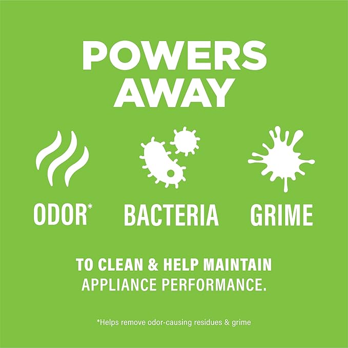 Affresh Washing Machine Cleaner, Helps Power Away Odor Causing Bacteria & Grime Deep Inside Pump, Valve & Hoses, 5 Time Release Tablets, 5 Month Supply