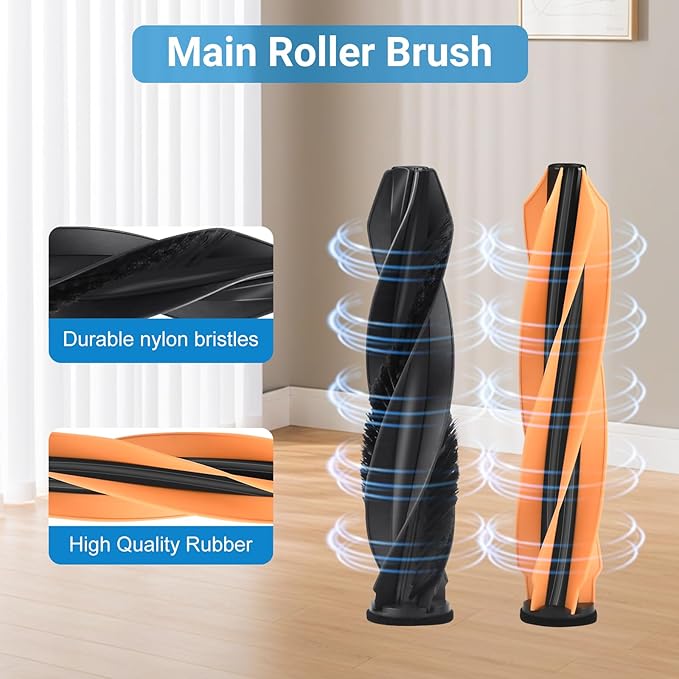 Replacement Kit for Dreame X50 Ultra Complete/L50 Ultra/Matrix10 Ultra/Mova V50 Ultra Robot Vacuum Cleaner,2 Main Brushes,4 Filters,6 Mop Pads&Side Brushes&Dust Bags&Scented Tablets