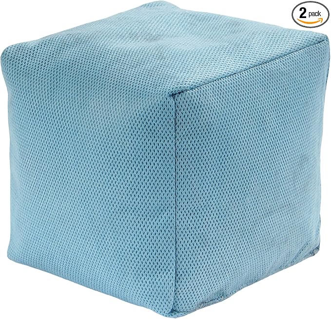 BambooMN Activated Bamboo Charcoal Air Purifier Cube - 500g Sky Blue - 2 Units