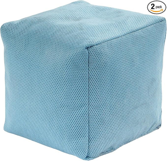 BambooMN Activated Bamboo Charcoal Air Purifier Cube - 500g Sky Blue - 2 Units