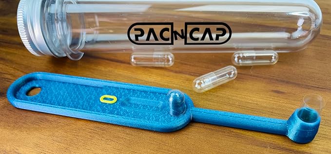 Single Capsule Scoop - Size 0 - A Tool for Weighing and Filling Capsules (Filling Tool for Empty Pill Capsules Filler, Capsules Size # 000 00 0 1 2 3 4 5 (0 Capsule Size), Various