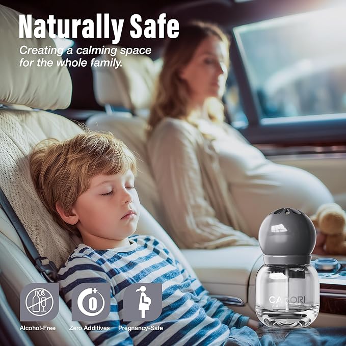 Car Air Freshener 2 Pack- The Adorable Lightbulb-Shaped - Automotive Vent Clip - Long Lasting Scent - Essential Oils - Scented Car Accessories - Ocean