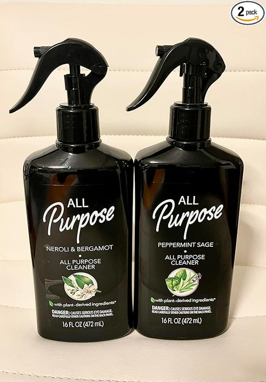 All Purpose Cleaner, Peppermint Sage Scent, Plant-Derived Ingredients, 16 fl oz (Peppermint Sage)