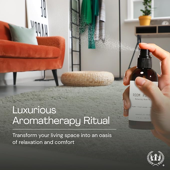 Muse Apothecary Room Ritual - Aromatic and Relaxing Room Mist, Infused with Natural Essential Oils - 8oz, Cara Orange + Fig + Blackberry Vanilla - 2 Pack