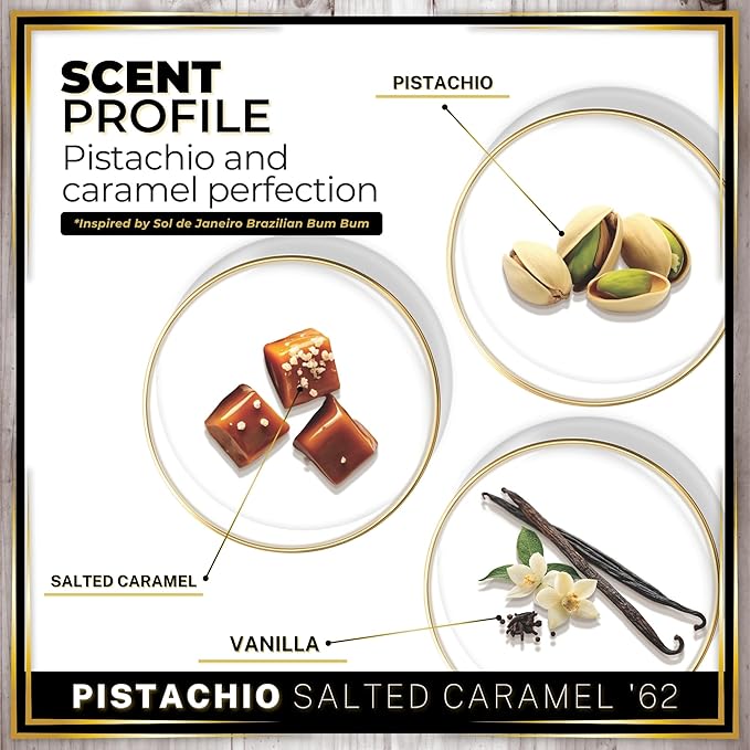 Urban Naturals Car Air Freshener Hanging + Vent Clip, Pistachio Salted Caramel '62 Scent Diffuser, Long Lasting Car Fresheners Made in USA, Auto Accessories for women (1 Pack)