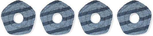 eufy Accessory-2 Washable Vacuum Mop Cloths, Compatible X10 Pro Omni X9 Pro, Washable and Reusable Soft Mopping Pad, Parts, Accessories (Pack of 2)