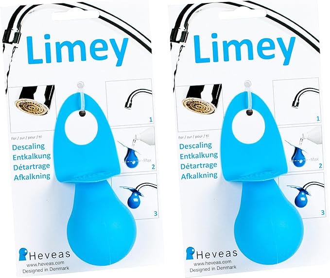 Tap Descaling Gadget for Lime Scale Removal, Blue 2 Packs