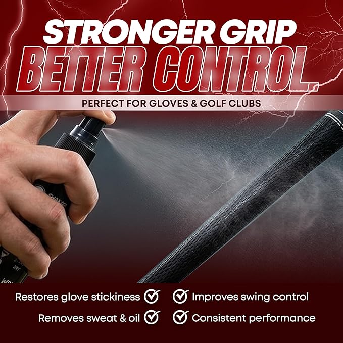 Ballers Choice Grip Restore & Cleaner – Best Grip for Basketball, Golf, Football, Volleyball, and Baseball Grip Spray – Restores Shoe & Grip Traction, Restores Control & Consistency