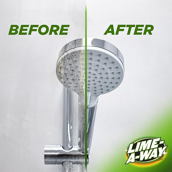 Lime-A-Way Bathroom Cleaner, 32 fl oz Bottle, Removes Lime Calcium Rust