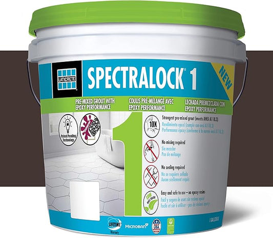 LATICRETE SPECTRALOCK® 1 Pre-Mixed Grout (#59 Espresso)