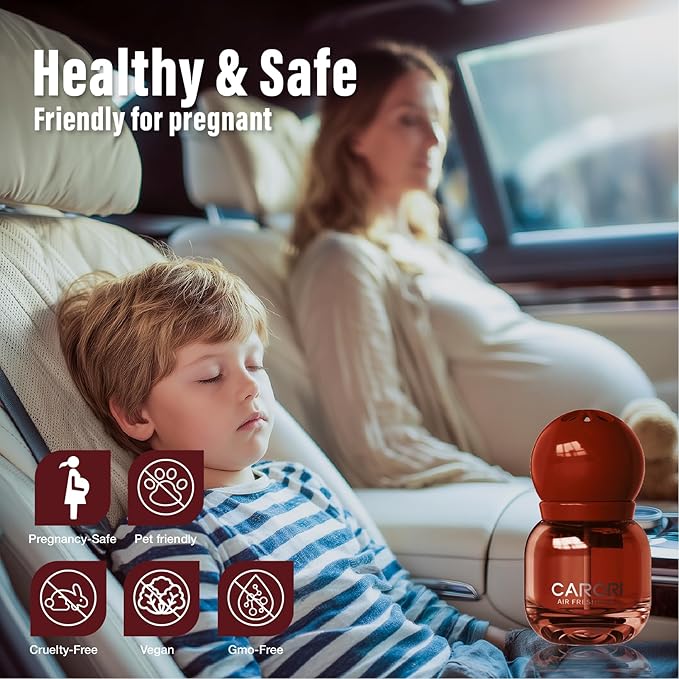 Cute Car Air Freshener 2 Pack, Lightbulb-Shaped Car Fresheners, Automotive Vent Clip, Long Lasting Scent, Essential Oils, Cute Car Accessories for Women, Apple Cinnamon Scent