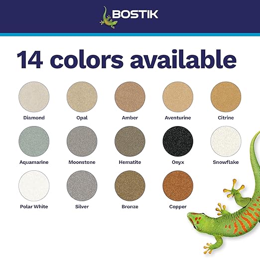 BOSTIK EZ Clean Dimension 9lb Premixed Tile Grout – Copper H720 | Professional Grade | Easy Apply & Clean, Glass-Filled Translucent Reflective, Stain & Crack Resistant, Fast Drying