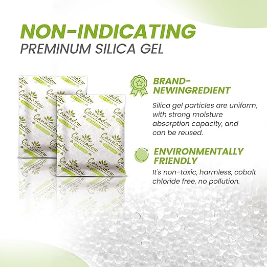 10g Silica Gel Packets (15 Pack) – High-Performance Moisture Absorber for Humidity Control, Storage, Jars, Closets & Containers