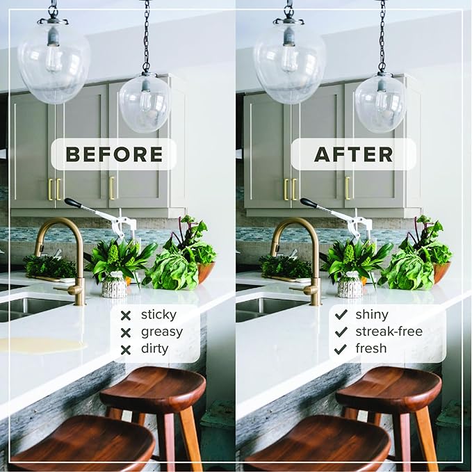 Cleaning Vinegar - Extra Strength 6% Acidity Vinegar for Cleaning Purpose - 32 oz Fresh Lemon Concentrated Cleaning Vinegar for Home, Kitchen, Floors & More - Safe, All-Natural & Non-Toxic