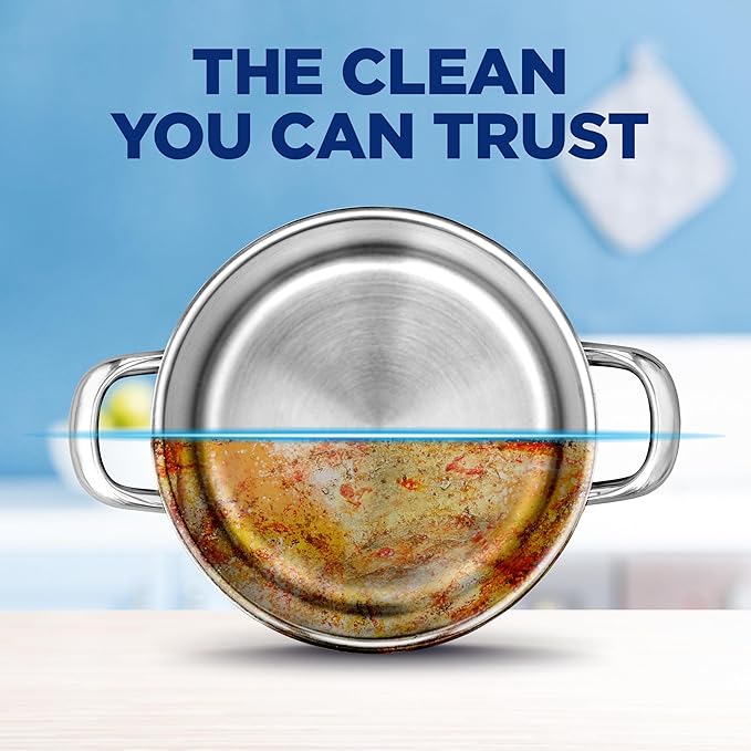 Finish Power Dishwasher Pods, No Pre-Rinse Dishwasher Detergent Soap For Deep Clean & Shine with Degreasing Power, 43 Count