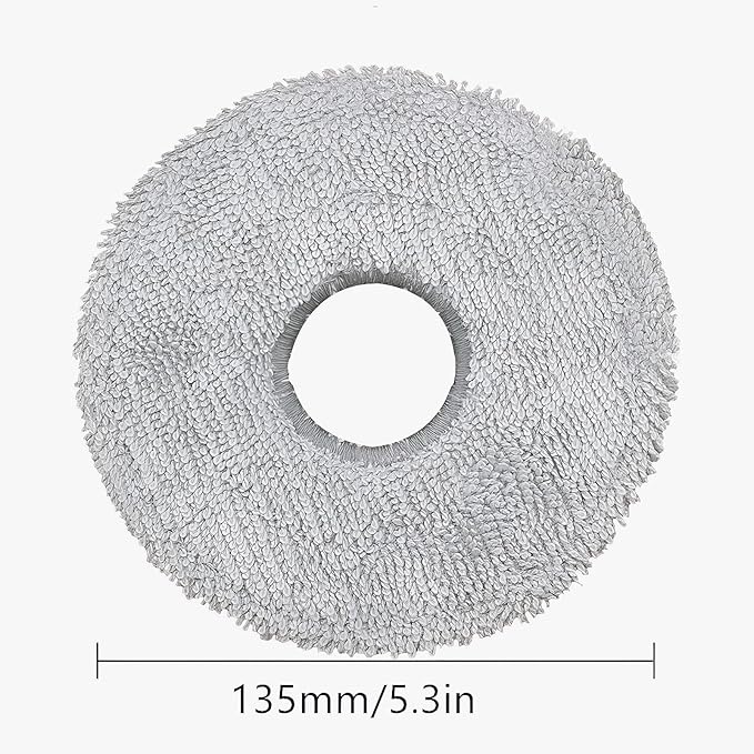 (15 Pcs) Dust Bags and Mop Pads Replacement for Dreame X50 Ultra/X40 Ultra/L40 Ultra/X30 Ultra/L40S Ultra/X40 Master/L50 Pro Ultra/ X50 Master Robot Vacuum，5 Dust Bags ，10 Mop Pads
