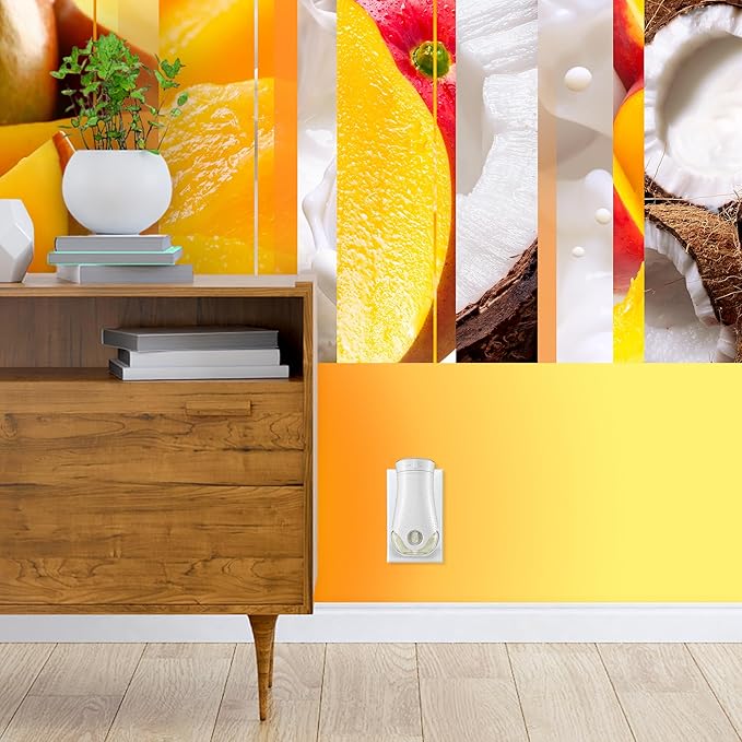Glade PlugIns Scented Oil Air Freshener, Starter Kit, Mighty Mango Limited Edition, 1 Warmer + 1 0.67 oz Refill