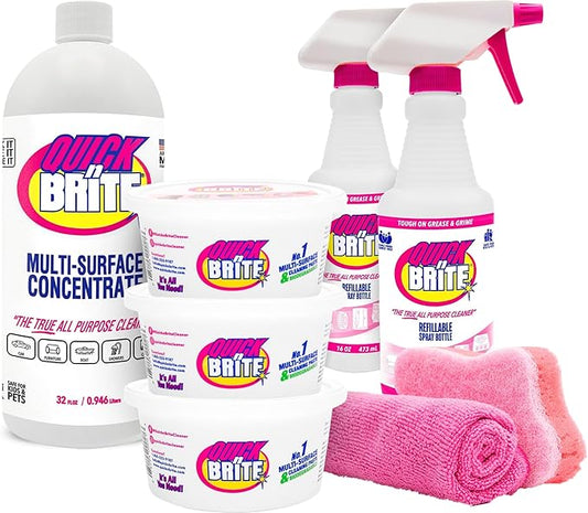 Quick 'n Brite All Purpose Cleaner Combo Kit (8 Piece Combo Kit)
