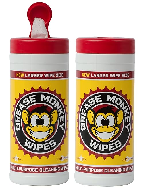 Multi-Purpose, Heavy Duty Cleaning Wipes Canister, 25-Count, Pack of 2