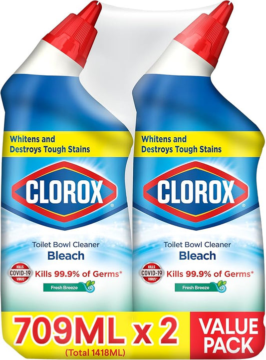 Clorox Toilet Bowl Cleaner, Fresh Scent, 24 Fluid Ounces