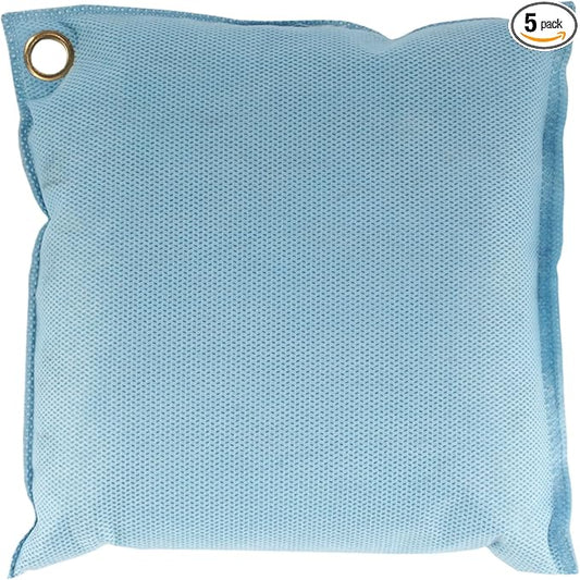 BambooMN Activated Bamboo Charcoal Air Purifier - 500g Sky Blue - 5 Bags