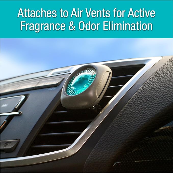 Arm & Hammer AH8203IB Island Breeze Freshness Vent Clip for Car Air Freshener 4 Pack of 3 Piece in Each
