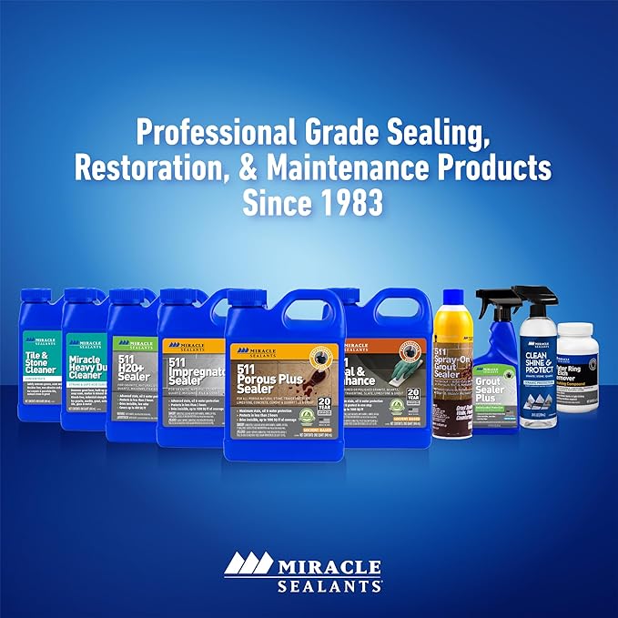 Miracle Sealants Industrial Strength Grout Cleaner and Brightener, Quart, 6 Pack