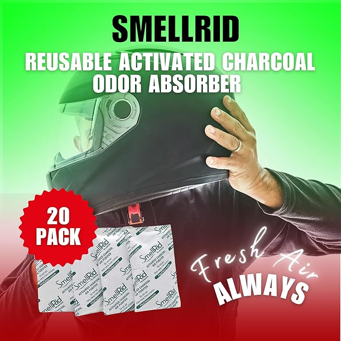 SMELLRID Activated Carbon Odor Eliminator Pouch – Neutralizes Odors in Closets