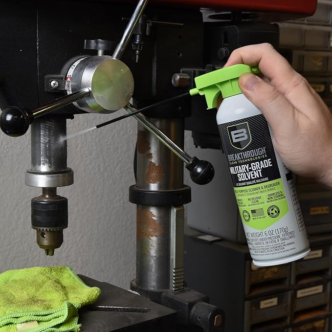 Breakthrough Clean Technologies Military-Grade Handgun and Rifle Cleaning Solvent, Grease Remover - 6oz/2oz/15ml/32oz Spray Bottle