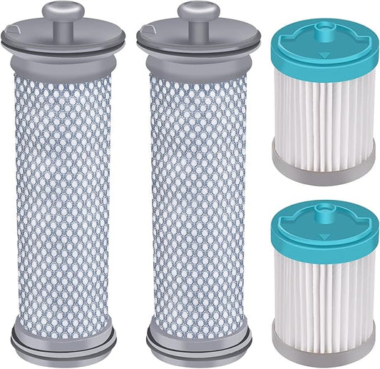 Filter Replacement for Tineco A10 A11 Hero, A10 A11 Master, PURE ONE S11, PWRHERO11 Snap Cordless Vacuum Cleaner, 2 Pre filters and 2 HEPA filters …