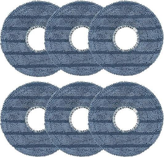 6-Pack C20 Mop Pads Compatible with Eufy Robot Vacuum Omni C20 – Washable Microfiber Mopping Cloth Refills, Reusable Replacement Pads for C20 Omni Floor Cleaner