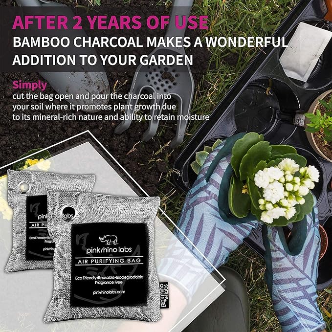 Swedish Dishcloths and Bamboo Charcoal Air Purifying Bag Bundle