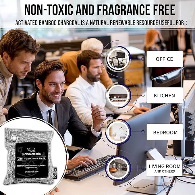 Swedish Dishcloths and Bamboo Charcoal Air Purifying Bag Bundle