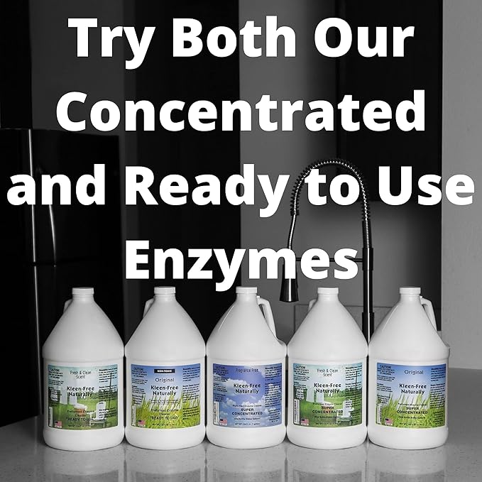 Naturally Preformed Enzyme Cleaner, Enzyme Solution, Multi-Purpose Cleaner, Laudry Additive, and More - Ready -To-Use - Fresh and Clean Scent - 128oz (1 Gallon) - Pack of 2