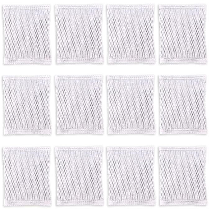12pcs Carbon Filter Refills for Diaper Genie, Activated Charcoal Smell Absorbing Deodorizer Complete Bulk for Playtex Diaper Genie Cans Closets & Shoe Cabinets (20g)