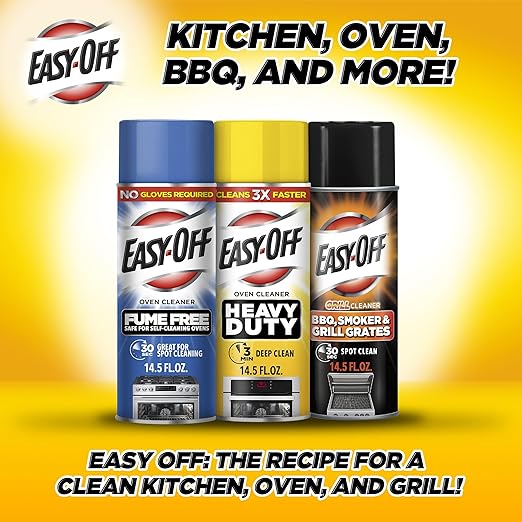 Easy-Off Professional Oven & Grill Cleaner, 144 oz (6 Cans x 24 oz)