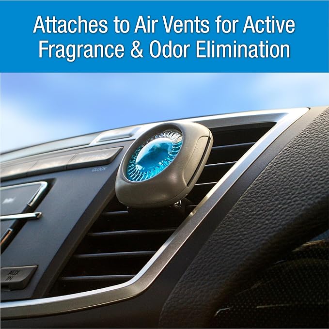 Arm & Hammer AH8203CA Cabana Breeze Freshness Vent Clip for Car Air Freshener 4 Pack of 3 Piece in Each