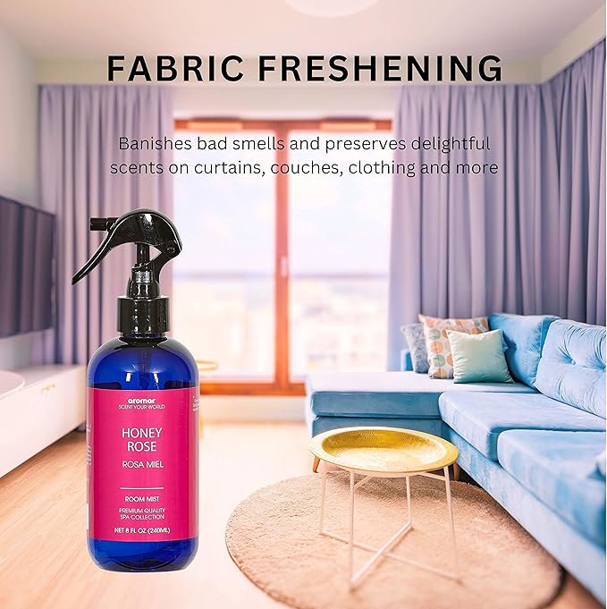 Aromar Essential Room Mist and Fabric Spray with Natural Freshener Aromatherapy for a Fresh and Rejuvenated Home 8 oz Channel