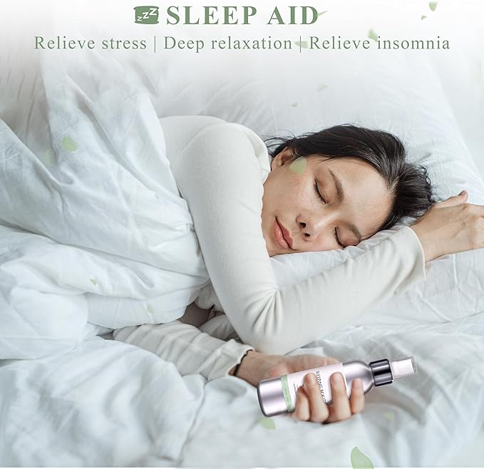 Pillow Ritual Aromatic, Calming Relaxing Pillow Mist, Linen and Fabric Sleep Spray, Infused with Natural Essential Oils for Bedtime Routine, Eucalyptus &Tea Tree, Aluminium Bottle 4.05 oz