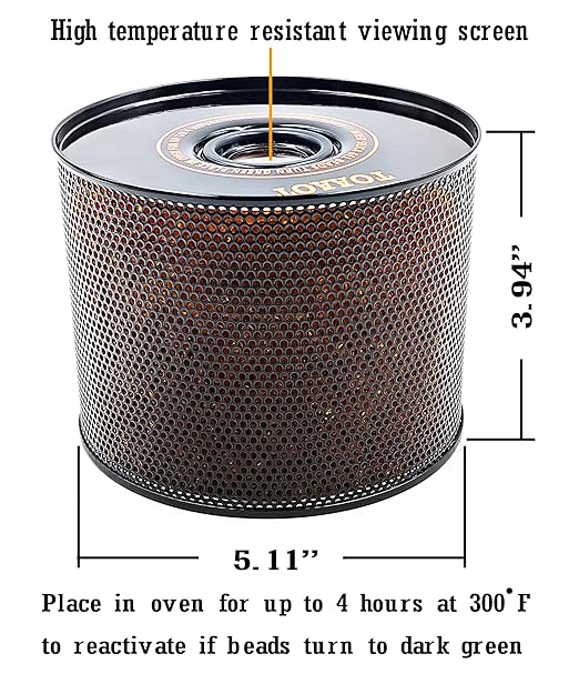 Gun Safe Dehumidifier, Moisture Absorbers, TOAAOT 800g Silica Gel Canister for Gun Case, Tool Box