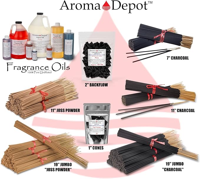 Apple Ma-cintosh Type Exotic Charcoal 7'' Incense Sticks. Approx. 85 to 100 Sticks Per Bundle, Length - 7 Inches, Each Natural Stick Burns for 35 to 45 mins Each. Long Lasting.100% Pure