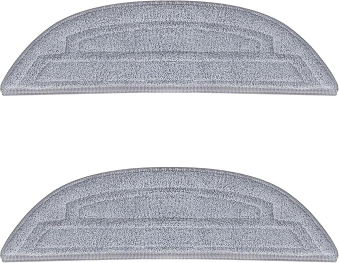 roborock 2 Pack Microfiber Mop Cloths for S8 MaxV Ultra, S8 Max Ultra Series, S8 Max(V) Ultra with R&D, Robot Vacuum Cleaner, with Dual Sonic Vibrations Modules, Mop Pad Replacement Accessories